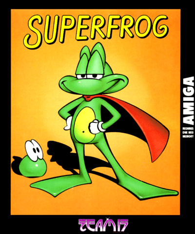 Superfrog — обложка