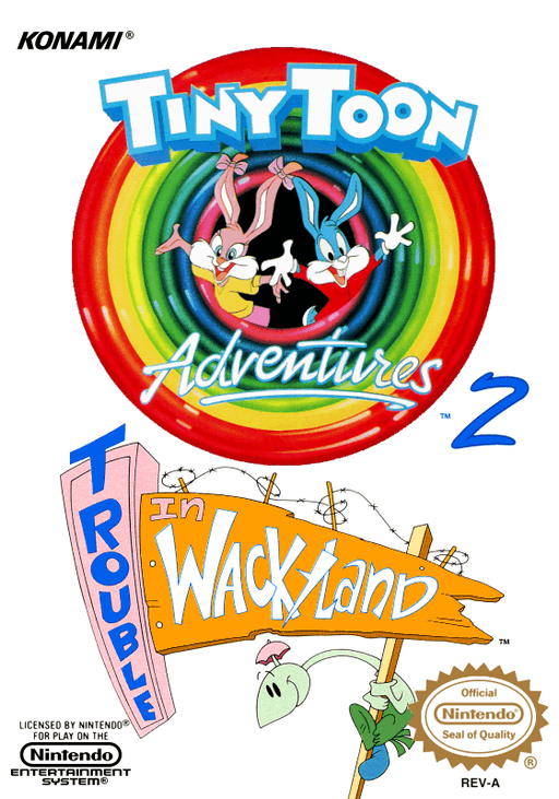 Tiny Toon Adventures 2: Trouble in Wackyland — обложка