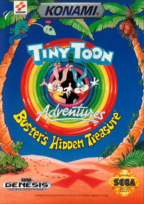 Tiny Toon Adventures: Buster's Hidden Treasure — обложка