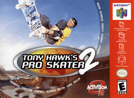 Tony Hawk's Pro Skater 2 — обложка