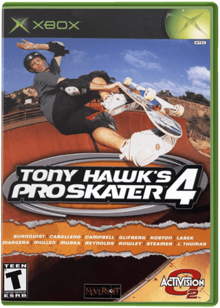 Tony Hawk's Pro Skater 4 — обложка