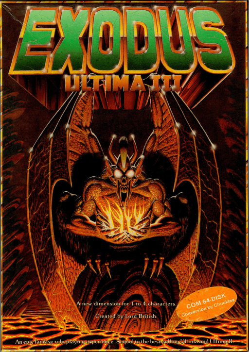 Ultima III: Exodus — обложка