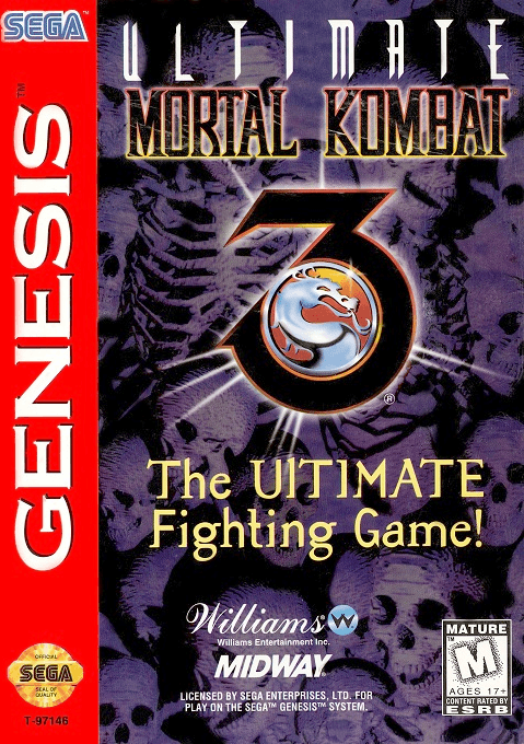 Ultimate Mortal Kombat 3 — обложка