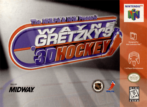 Wayne Gretzky's 3D Hockey — обложка